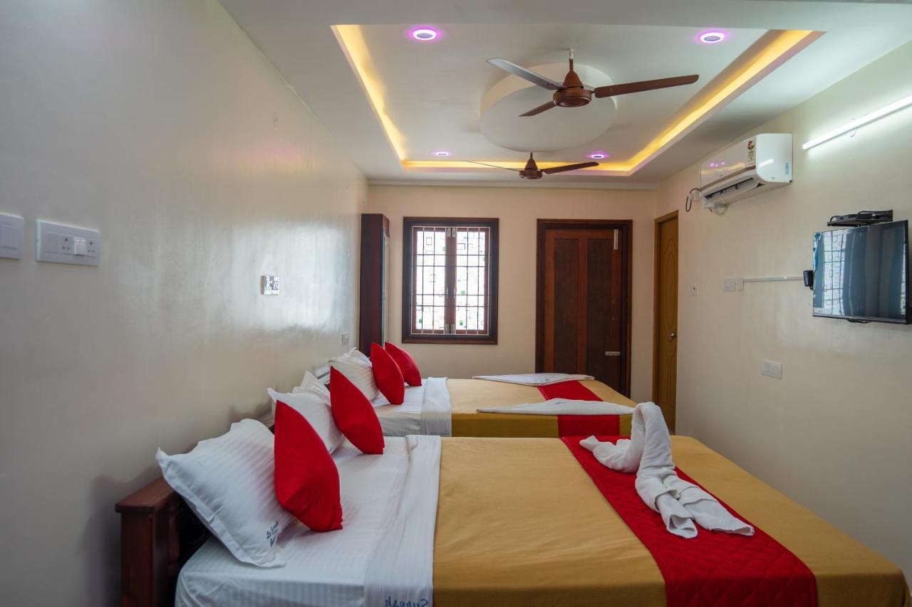 Le Suresh Guest House Pondicherry Bagian luar foto